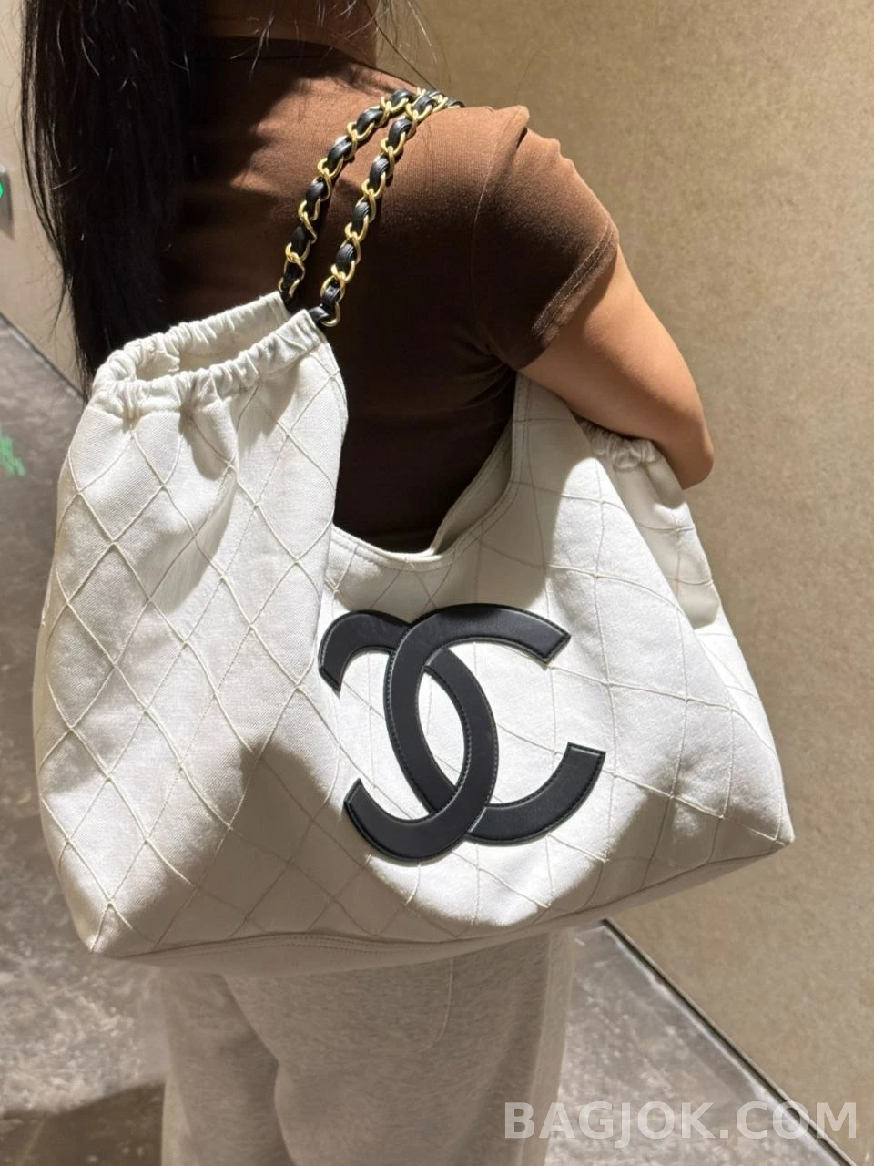 샤넬 Chanel 26m 코코비치 깜봉 쇼퍼백 상세 이미지
