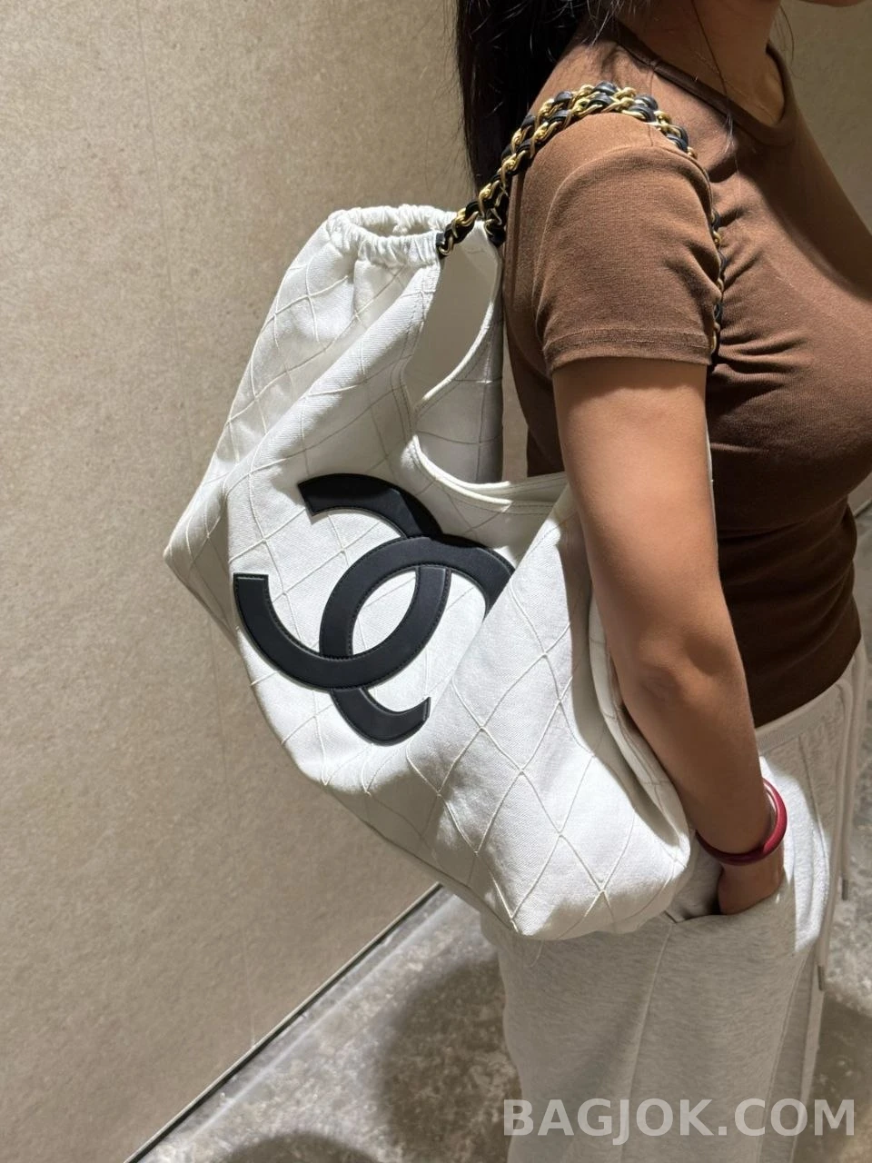 샤넬 Chanel 26m 코코비치 깜봉 쇼퍼백 상세 이미지
