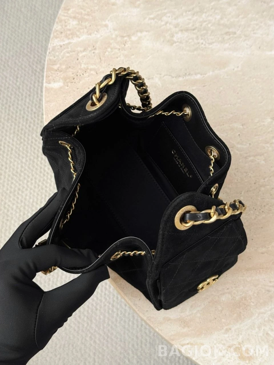 샤넬 Chanel 26C 호보백 미니 스웨이드 상세 이미지