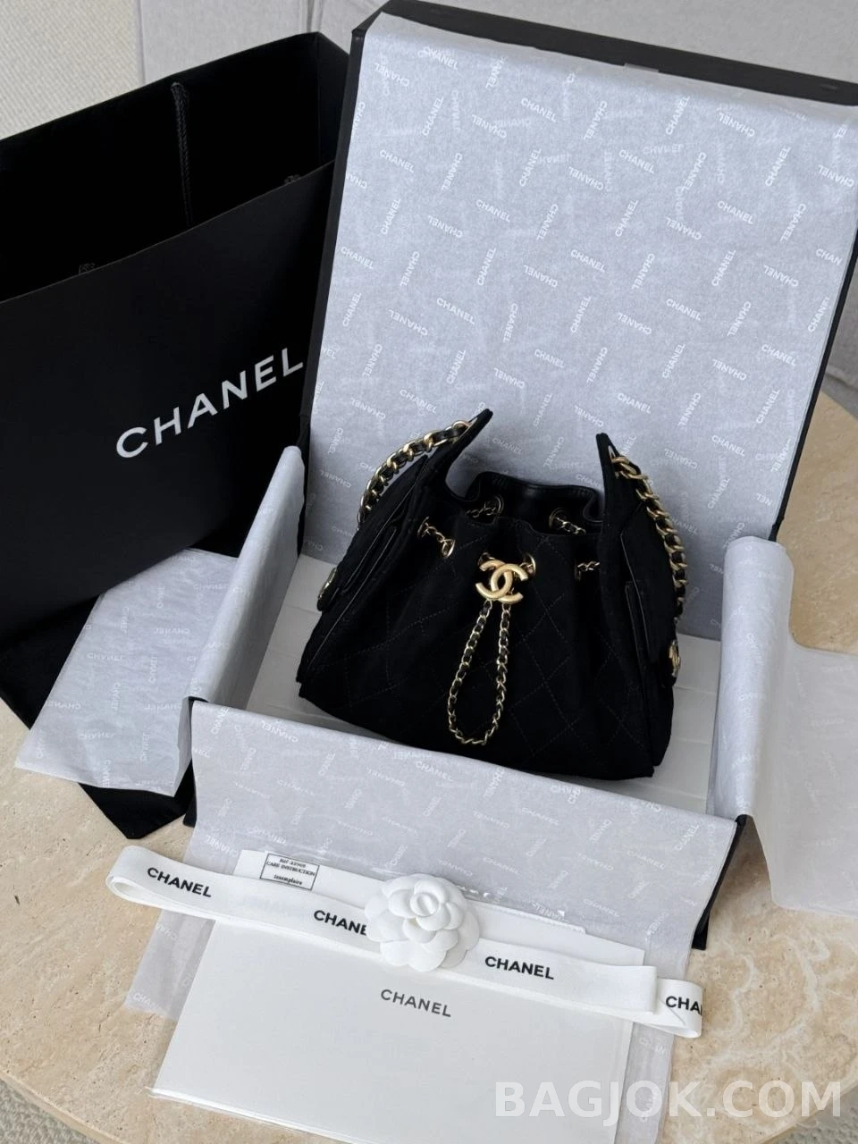 샤넬 Chanel 26C 호보백 미니 스웨이드 상세 이미지
