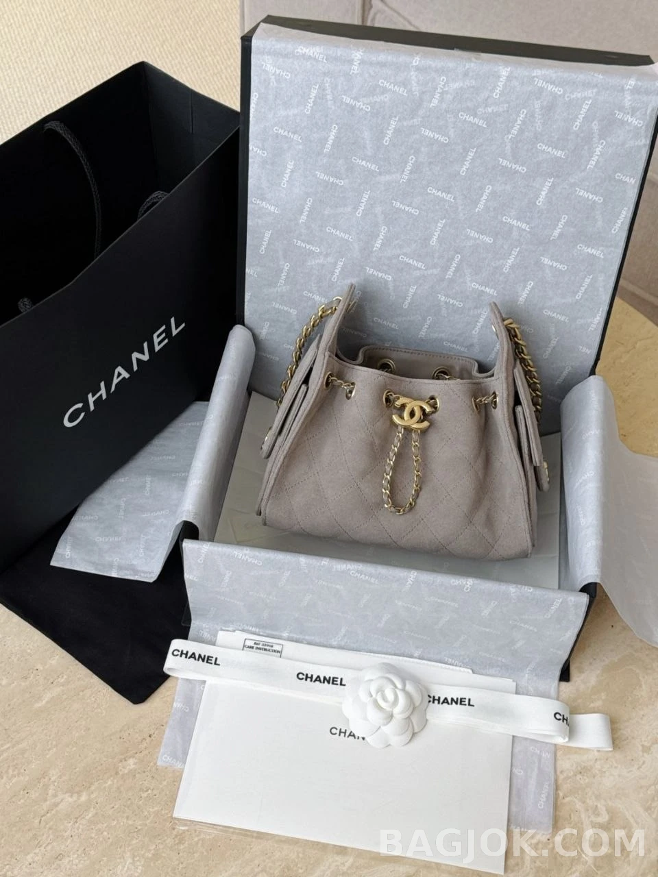 샤넬 Chanel 26C 호보백 미니 스웨이드 상세 이미지