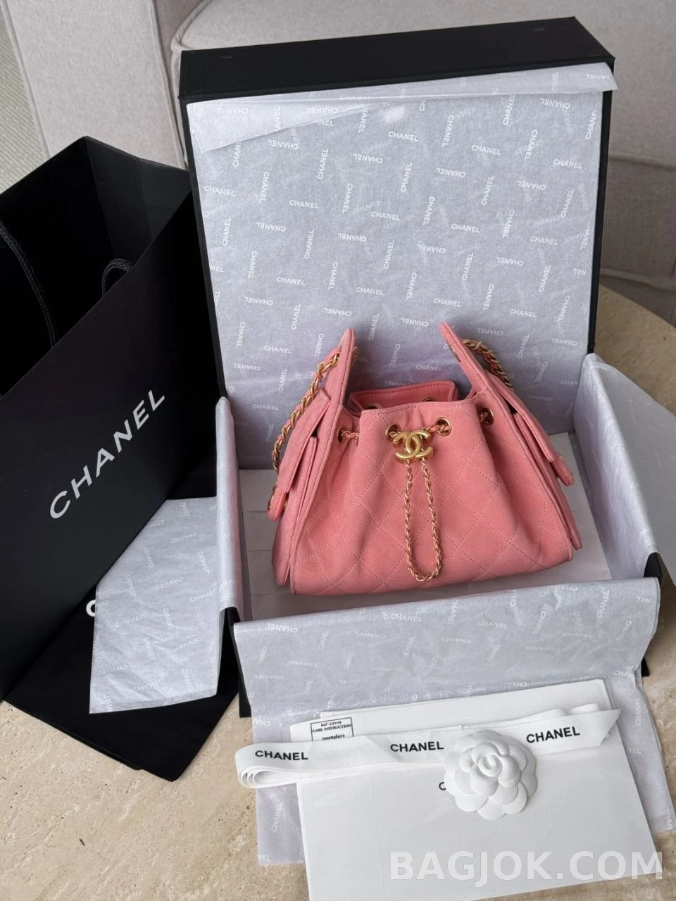 샤넬 Chanel 26C 호보백 미니 스웨이드 상세 이미지