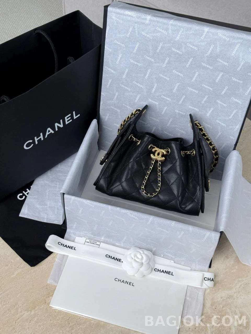 샤넬 Chanel 26C 호보백 미니 캐비어 ver.1 상세 이미지