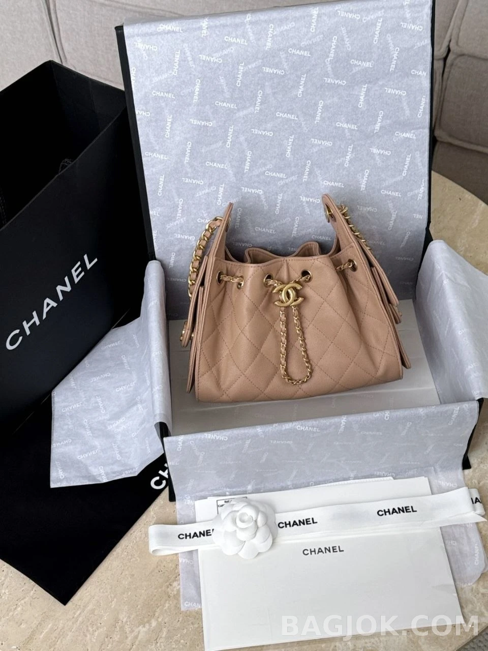 샤넬 Chanel 26C 호보백 미니 캐비어 ver.1 상세 이미지