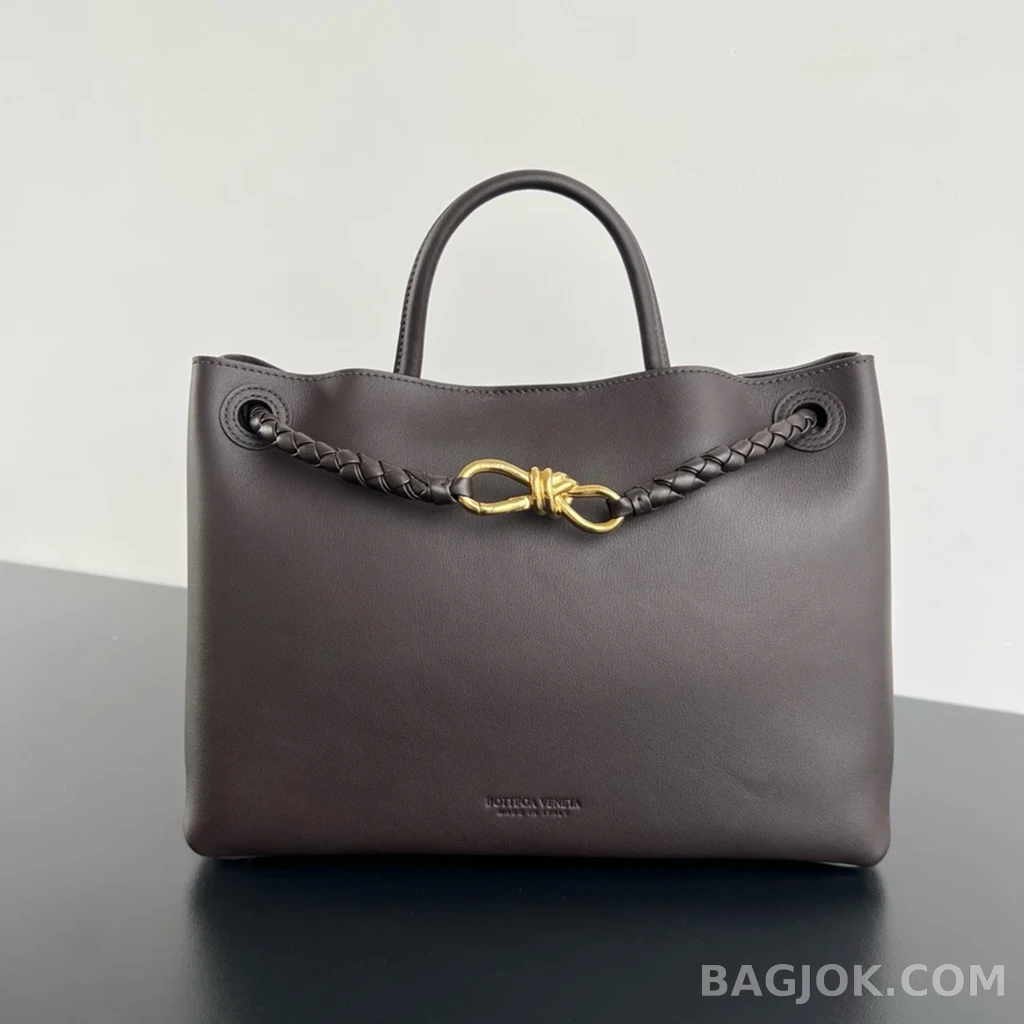 보테가베네타 Bottega Veneta 스무스 레더 안디아모 미디움 상세 이미지
