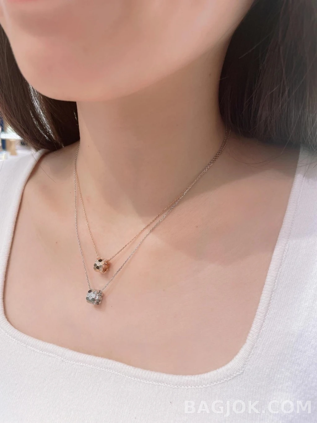 쇼메 Chaumet Bee My Love 벌집 목걸이 상세 이미지