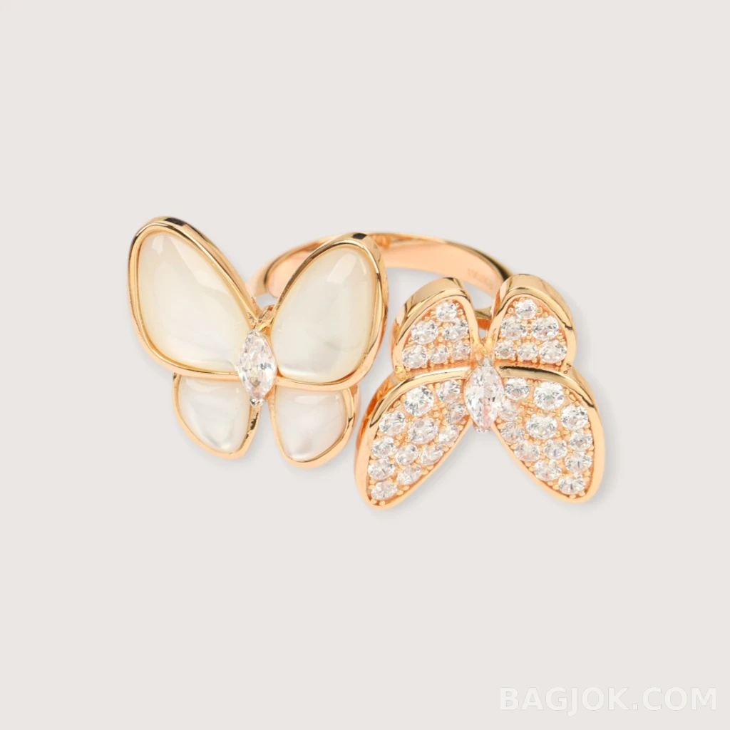 Van Cleef & Arpels Butterfly 비대칭 반지_대표이미지