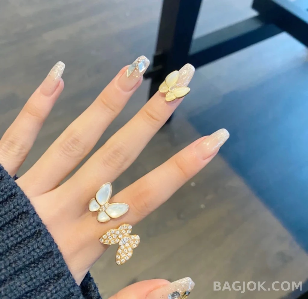 반클리프 아펠 Van Cleef & Arpels Butterfly 비대칭 반지 상세 이미지
