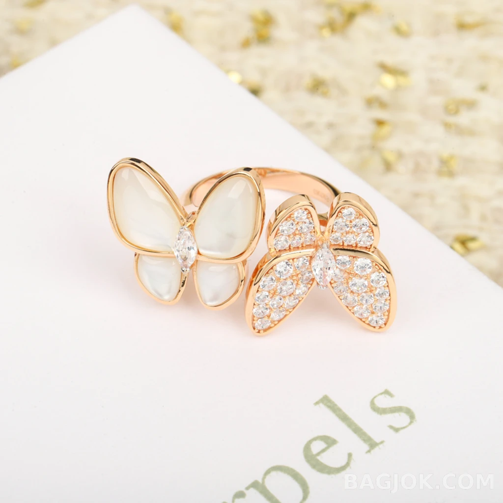 반클리프 아펠 Van Cleef & Arpels Butterfly 비대칭 반지 상세 이미지