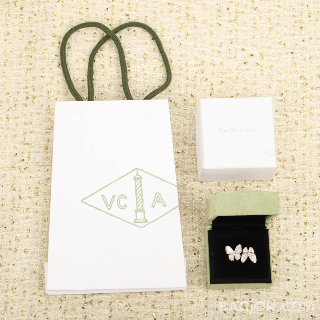 반클리프 아펠 Van Cleef & Arpels Butterfly 비대칭 반지 상세 이미지