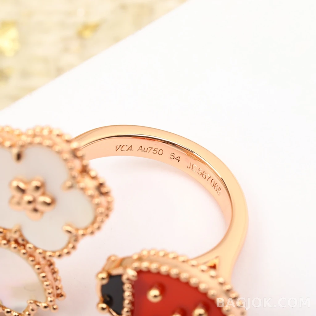 반클리프 아펠 Van Cleef & Arpels Lucky Spring 무당벌레 반지 상세 이미지