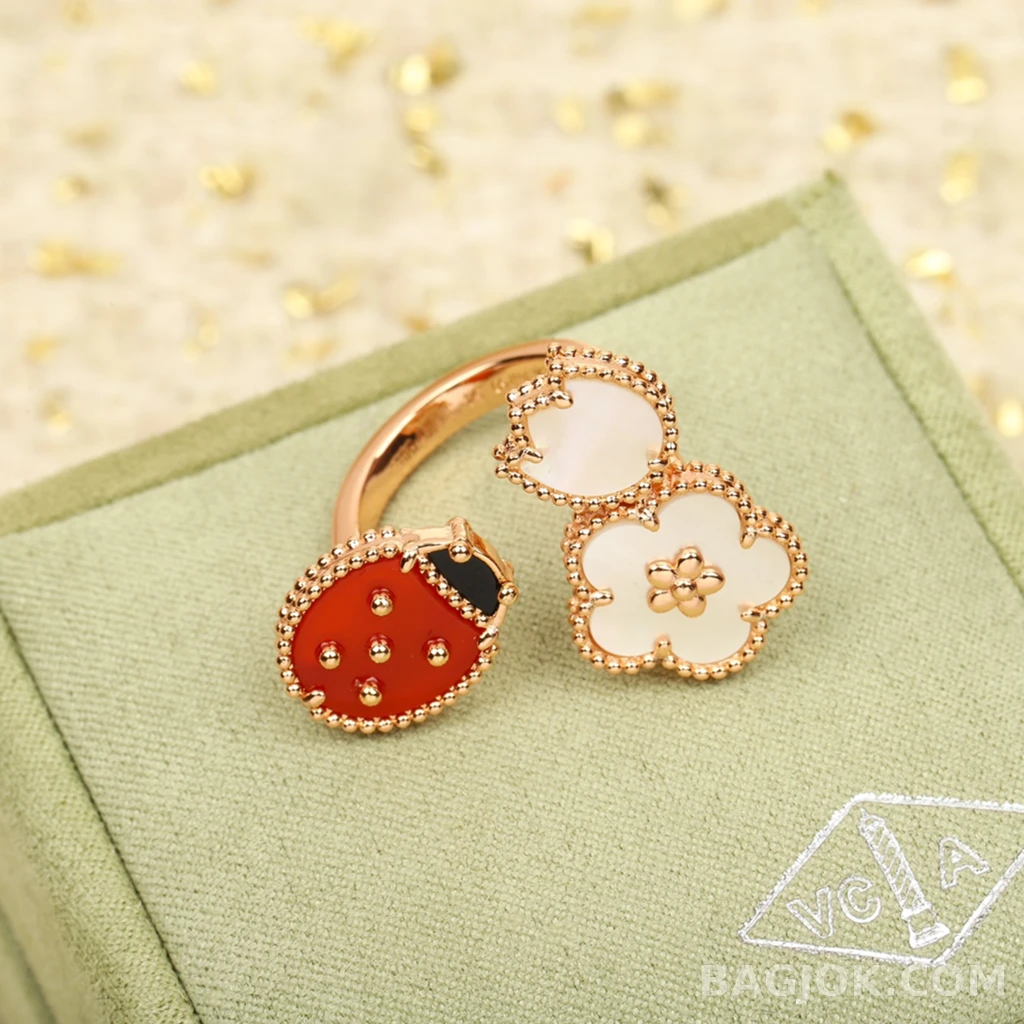 반클리프 아펠 Van Cleef & Arpels Lucky Spring 무당벌레 반지 상세 이미지