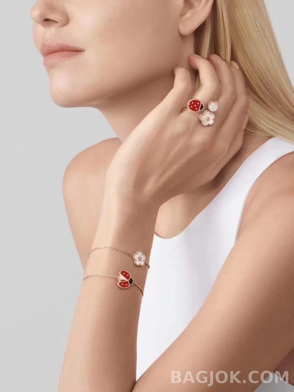 반클리프 아펠 Van Cleef & Arpels Lucky Spring 무당벌레 반지 상세 이미지