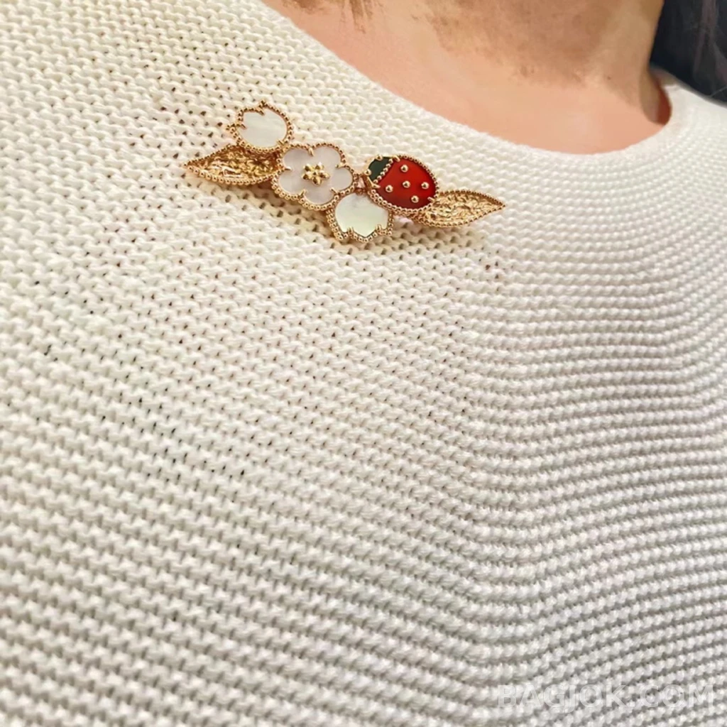 반클리프 아펠 Van Cleef & Arpels Lucky Spring 무당벌레 브로치 상세 이미지