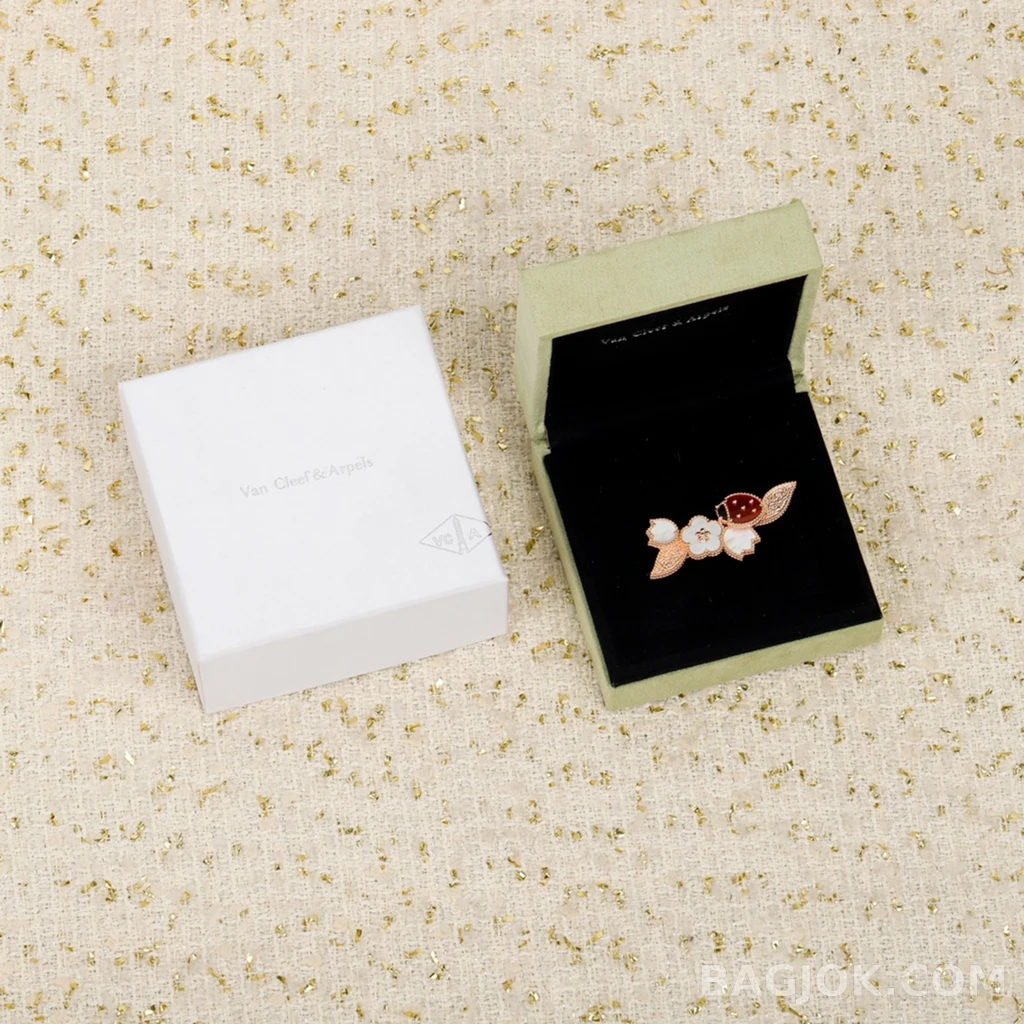 반클리프 아펠 Van Cleef & Arpels Lucky Spring 무당벌레 브로치 상세 이미지