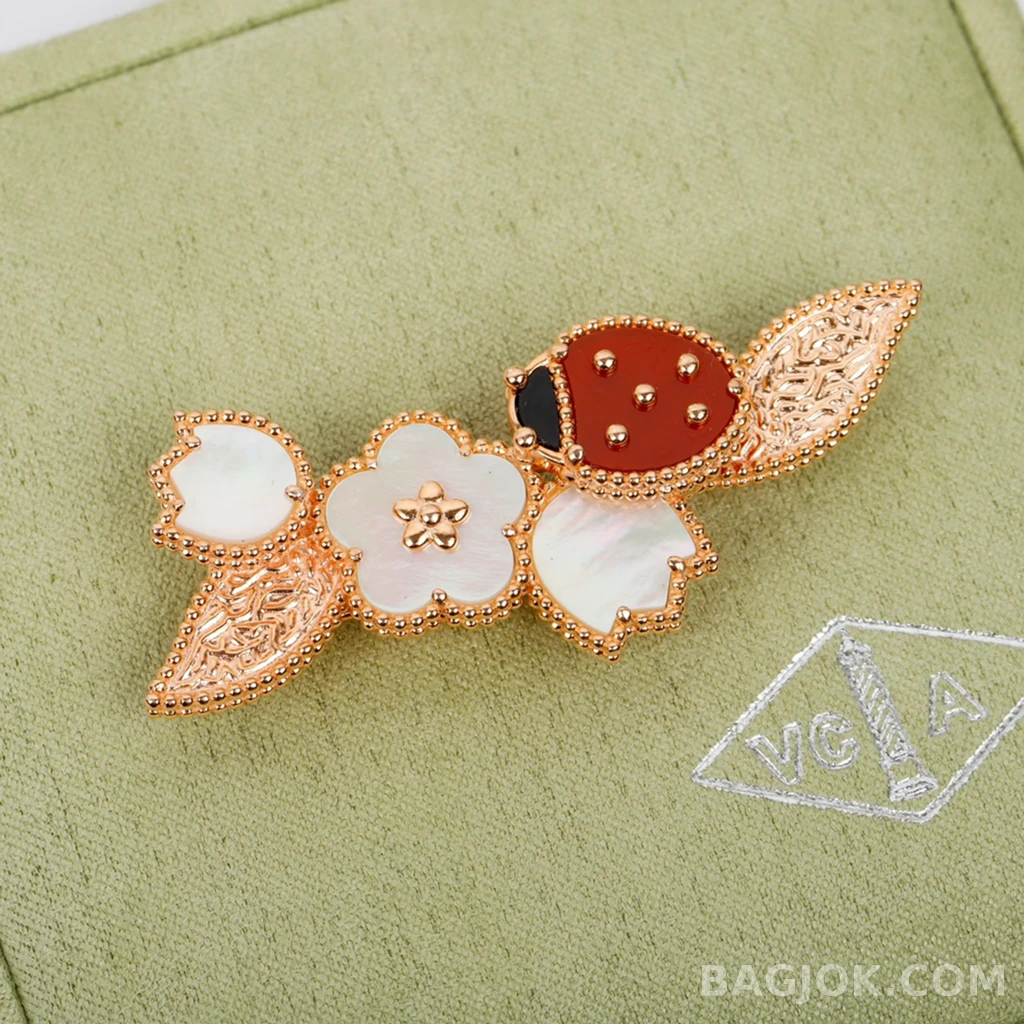 반클리프 아펠 Van Cleef & Arpels Lucky Spring 무당벌레 브로치 상세 이미지