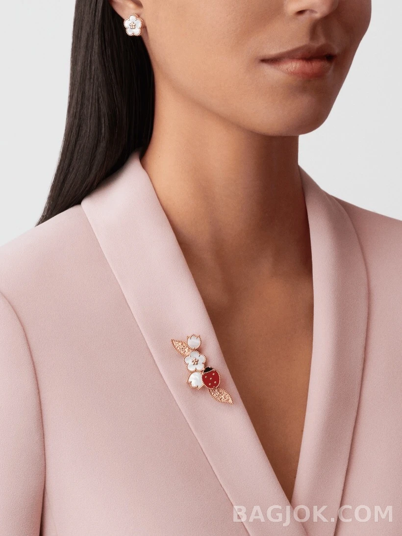 반클리프 아펠 Van Cleef & Arpels Lucky Spring 무당벌레 브로치 상세 이미지