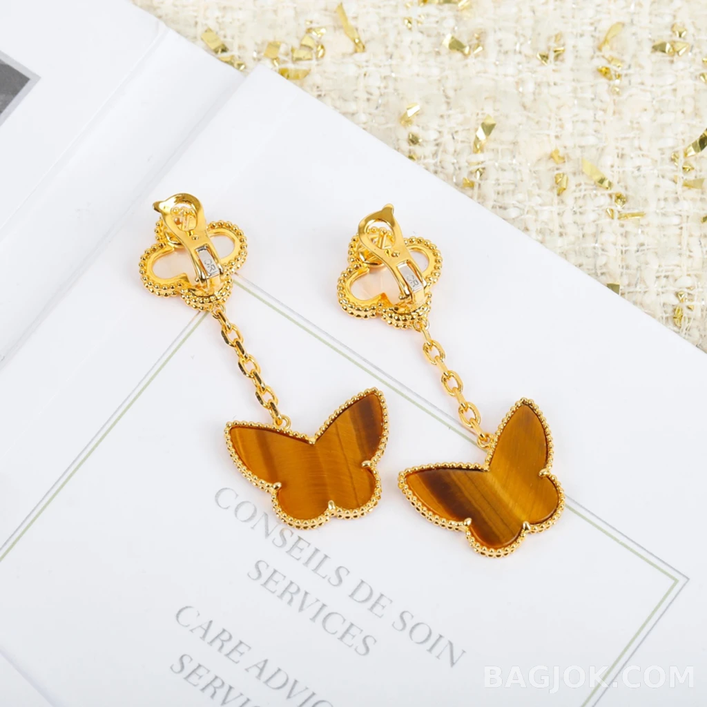 반클리프 아펠 Van Cleef & Arpels Alhambra Butterfly 귀걸이 상세 이미지