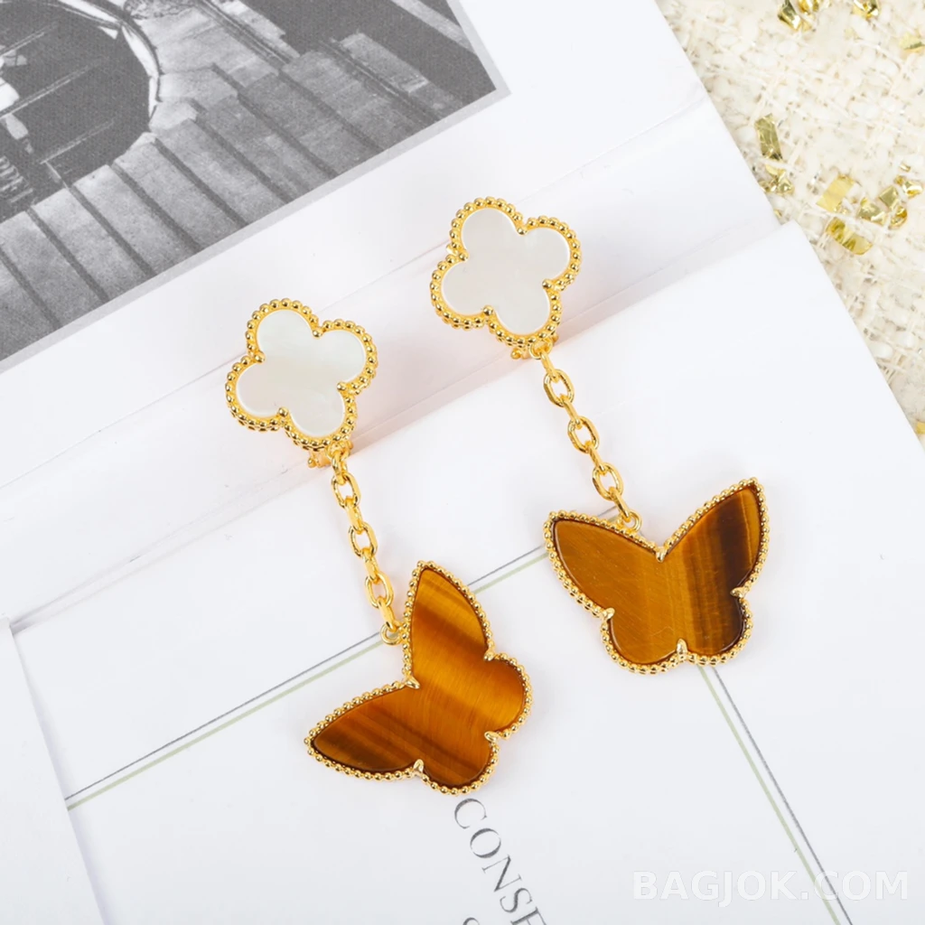 반클리프 아펠 Van Cleef & Arpels Alhambra Butterfly 귀걸이 상세 이미지
