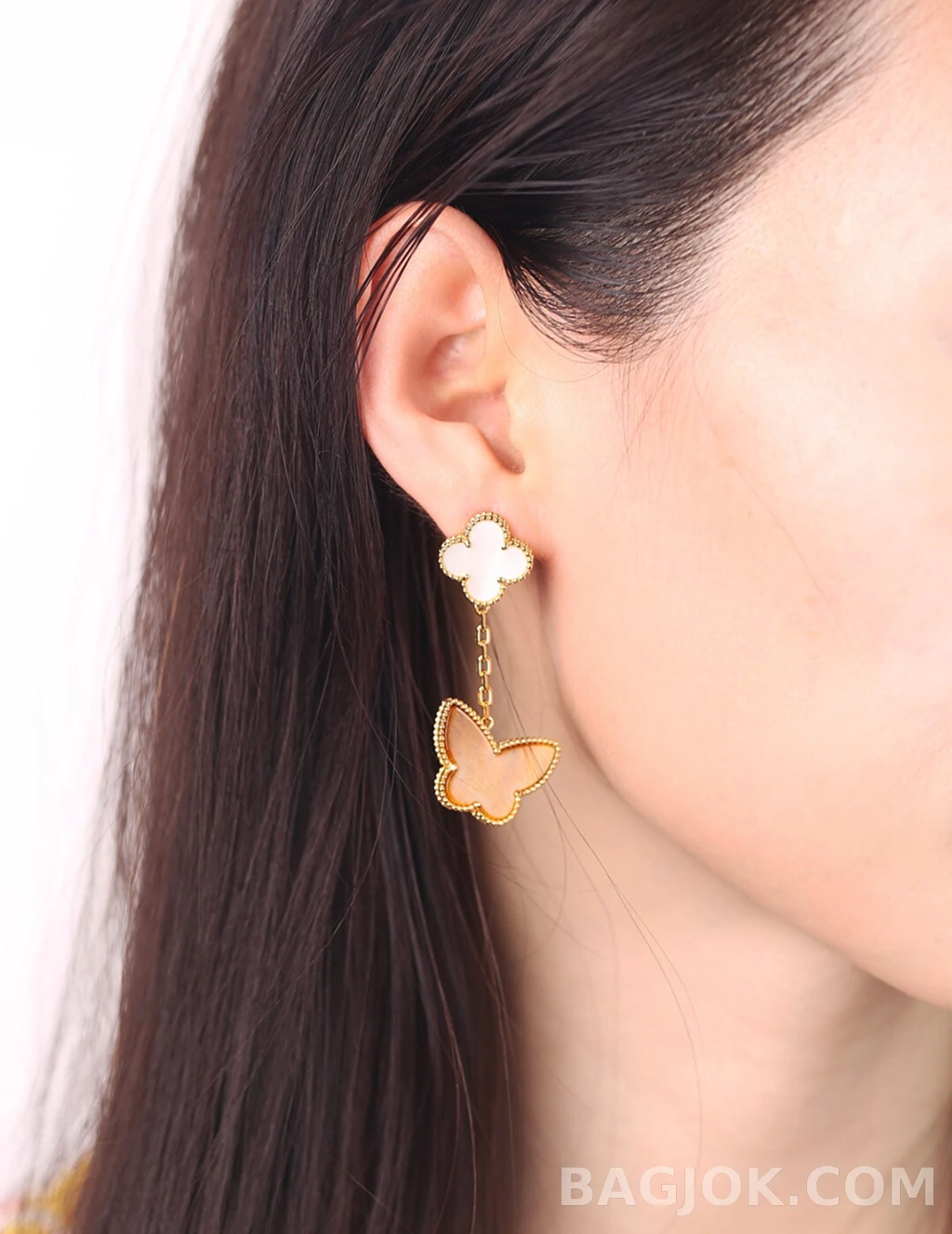 반클리프 아펠 Van Cleef & Arpels Alhambra Butterfly 귀걸이 상세 이미지