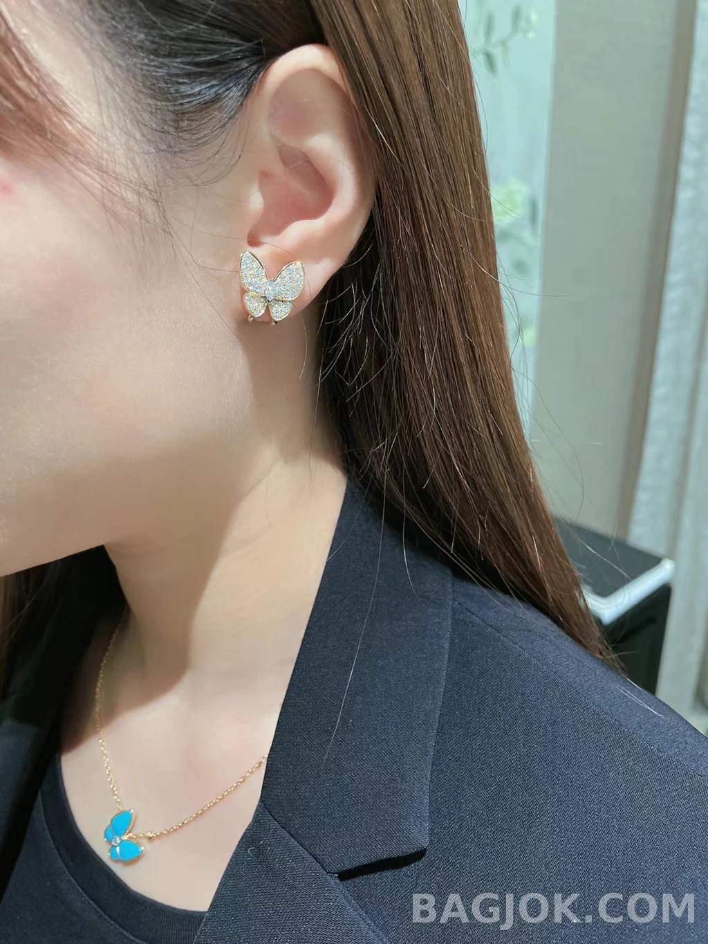 반클리프 아펠 Van Cleef & Arpels Two Butterfly 귀걸이 상세 이미지