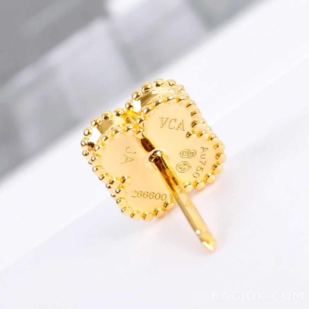 반클리프 아펠 Van Cleef & Arpels Vintage Alhambra 미니 귀걸이 상세 이미지