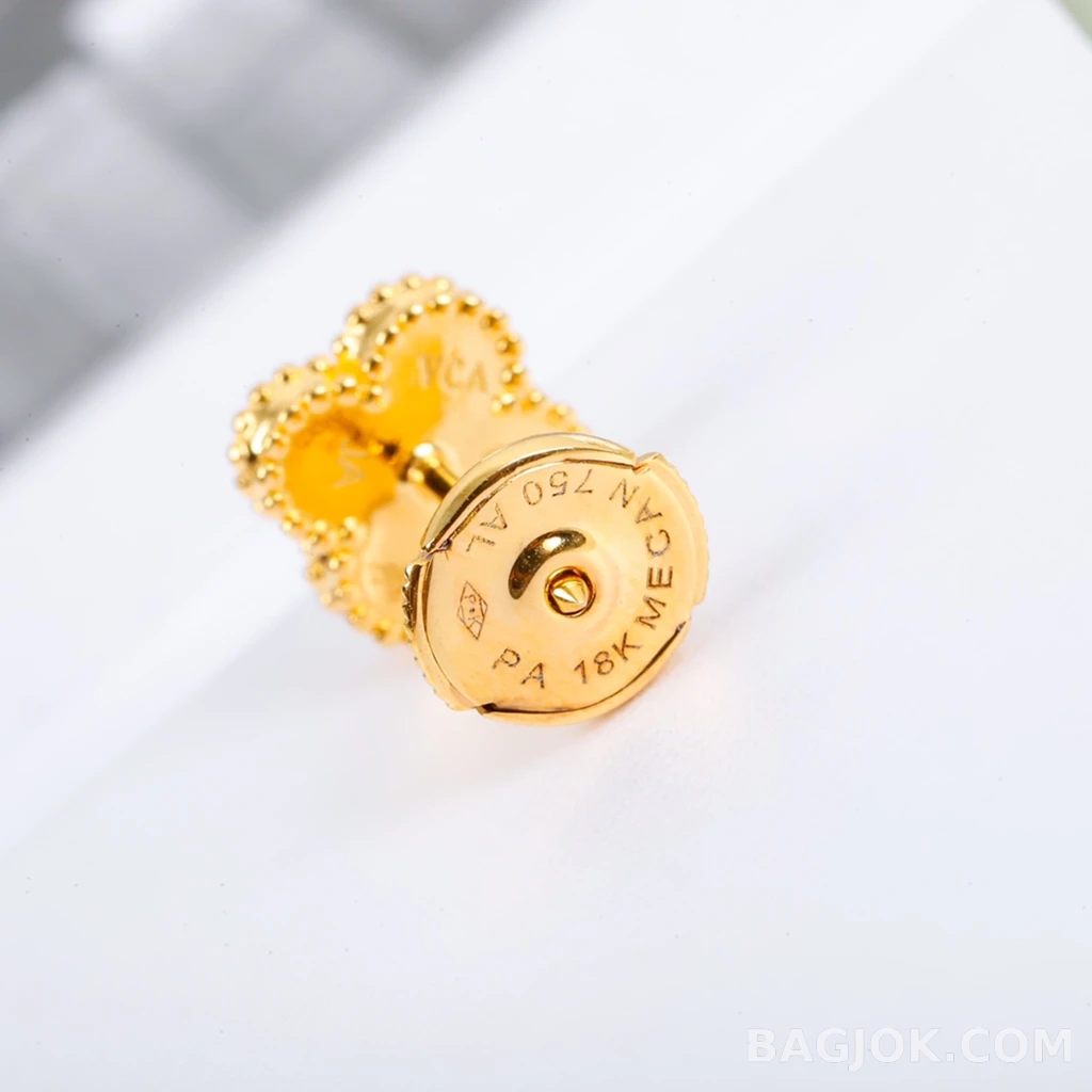 반클리프 아펠 Van Cleef & Arpels Vintage Alhambra 미니 귀걸이 상세 이미지