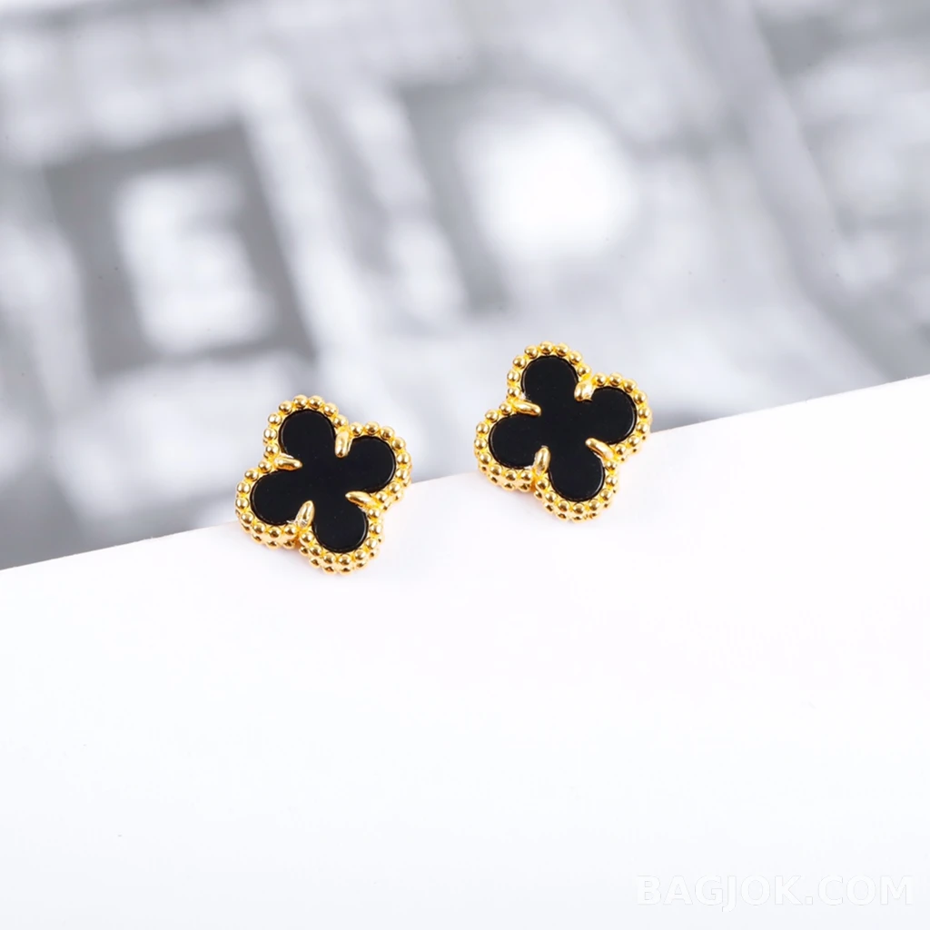 반클리프 아펠 Van Cleef & Arpels Vintage Alhambra 미니 귀걸이 상세 이미지