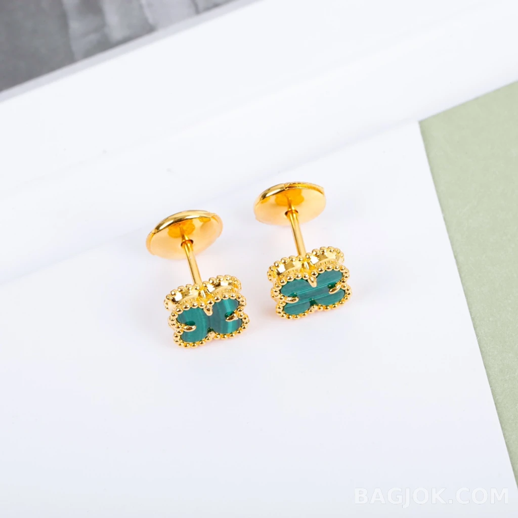 반클리프 아펠 Van Cleef & Arpels Vintage Alhambra 미니 귀걸이 상세 이미지