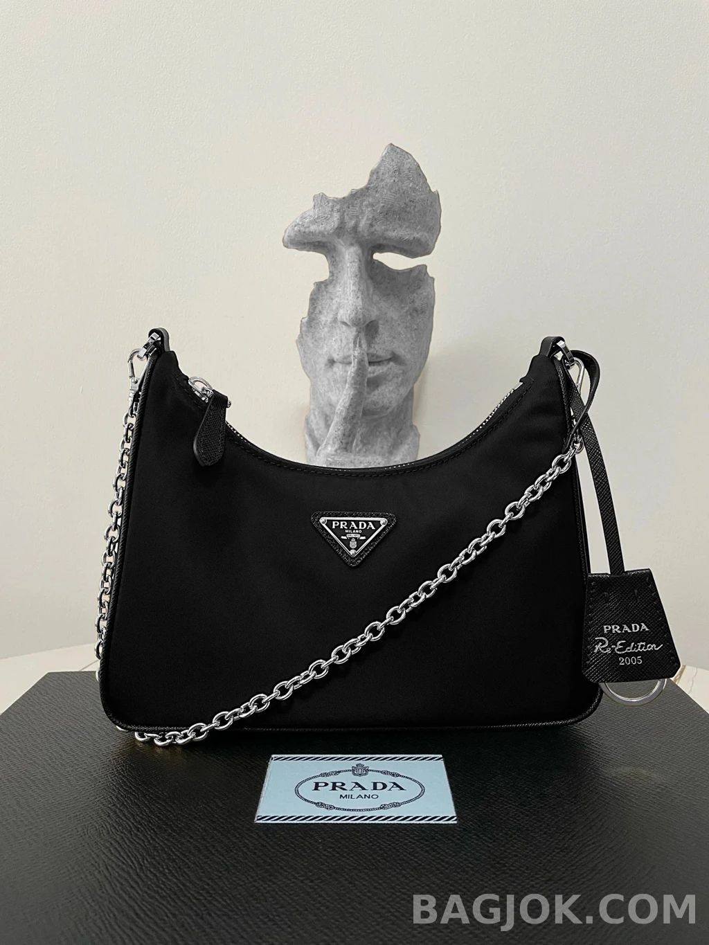 프라다 Prada 테수토 체인 호보백 상세 이미지