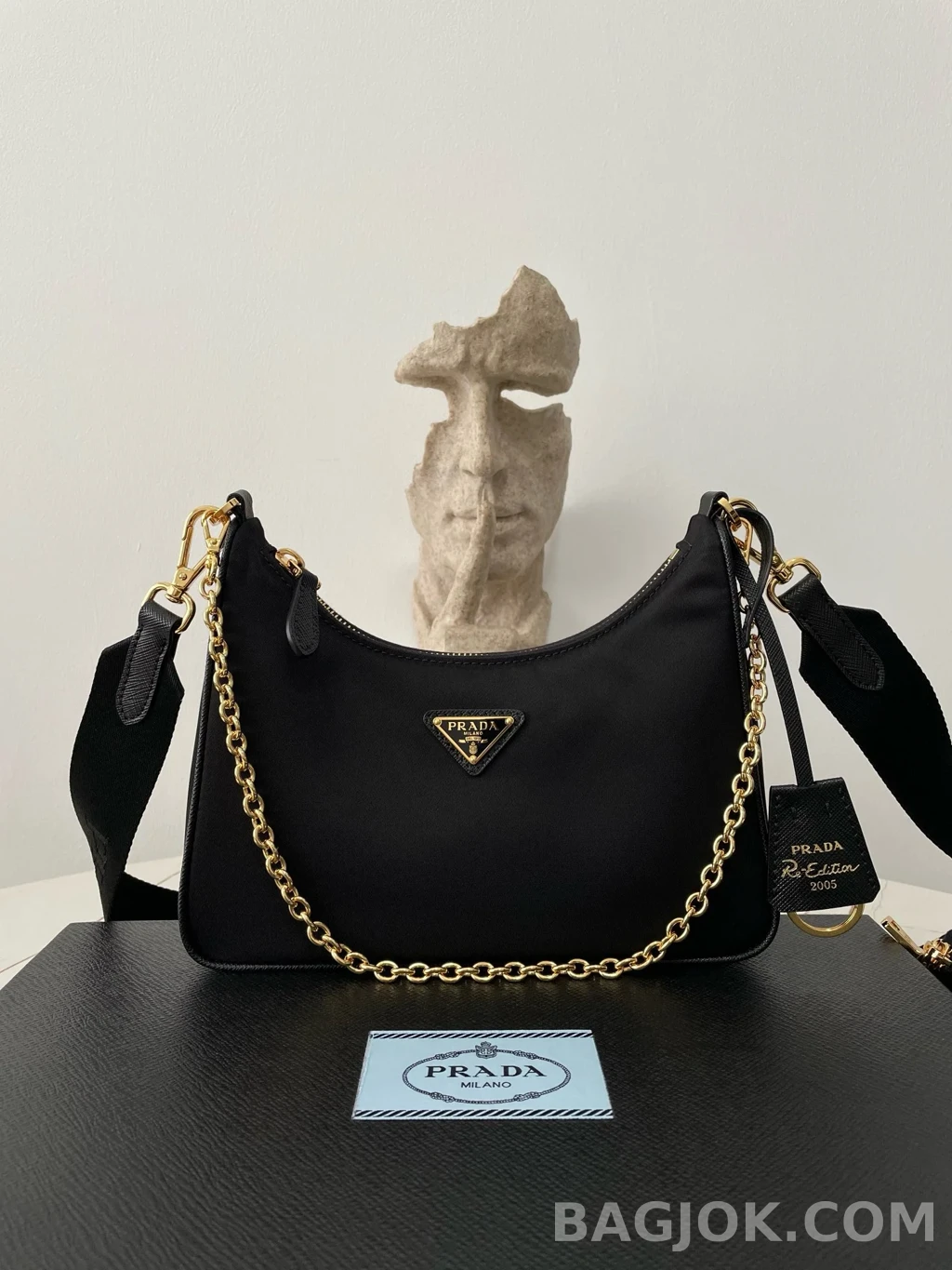 프라다 Prada 테수토 체인 호보백 상세 이미지