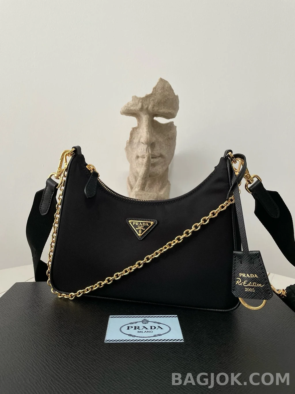 프라다 Prada 테수토 체인 호보백 상세 이미지