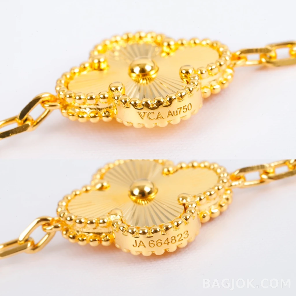 반클리프 아펠 Van Cleef & Arpels Vintage Alhambra 기요셰 팔찌 상세 이미지