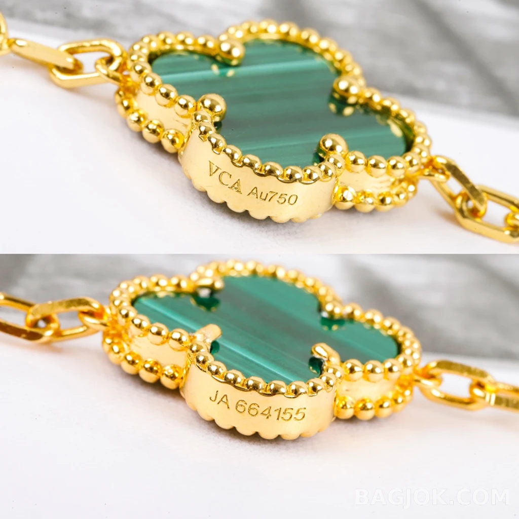 반클리프 아펠 Van Cleef & Arpels Vintage Alhambra 기요셰 팔찌 상세 이미지