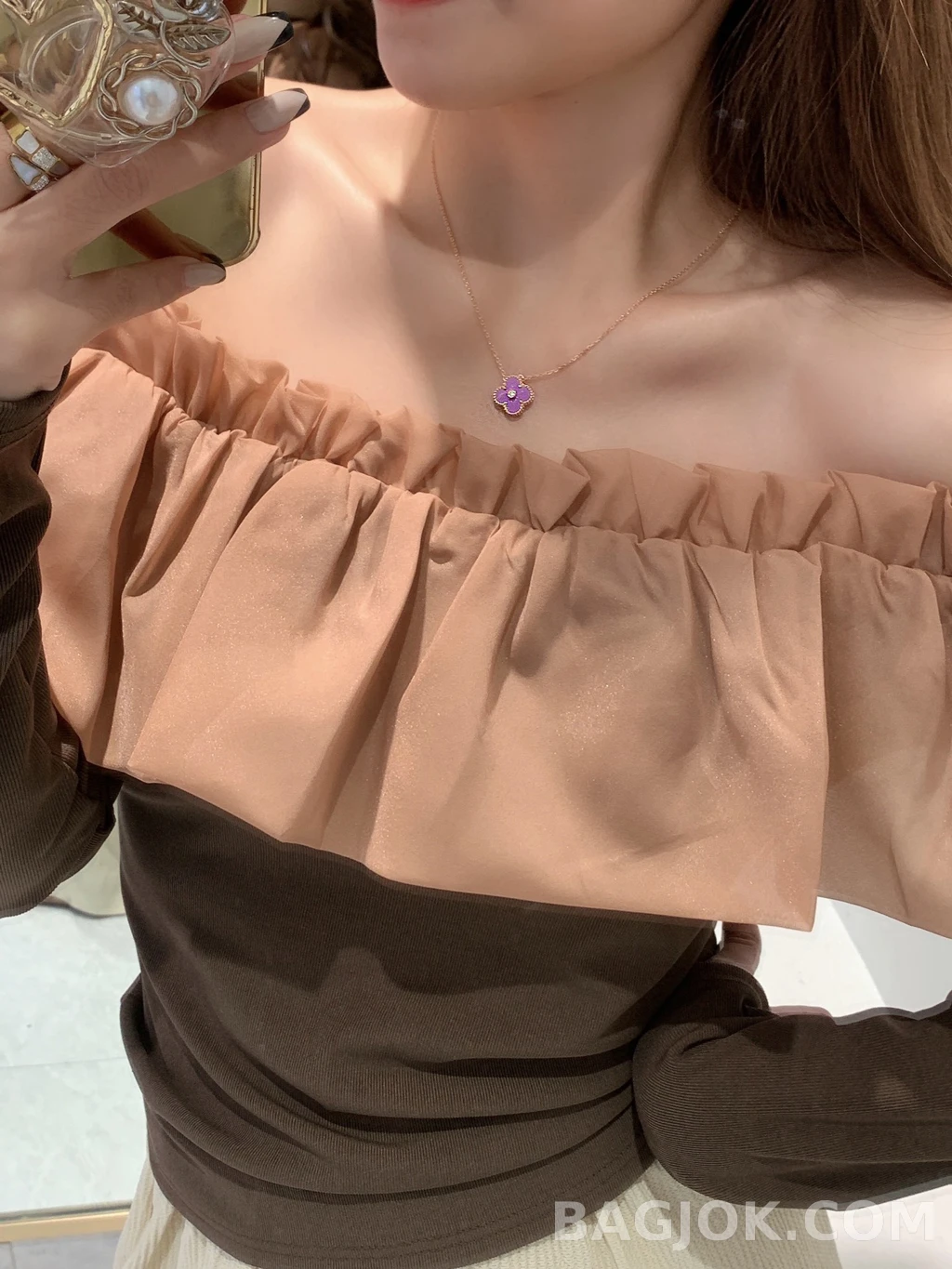 반클리프 아펠 Van Cleef & Arpels Vintage Alhambra 목걸이 상세 이미지