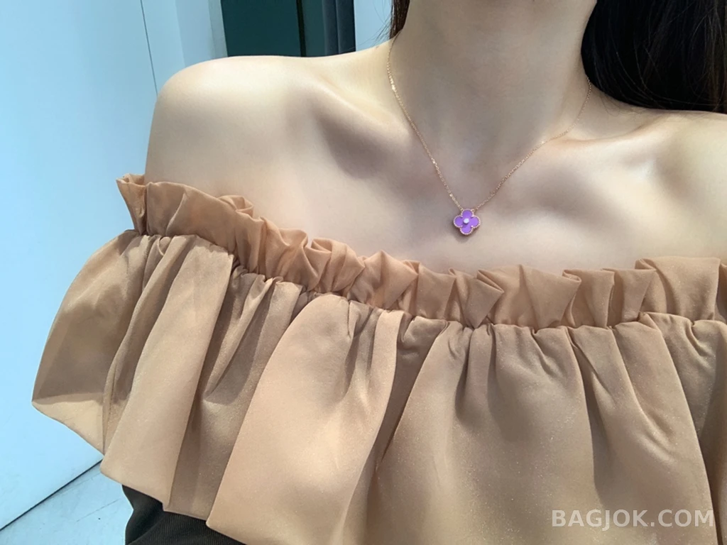 반클리프 아펠 Van Cleef & Arpels Vintage Alhambra 목걸이 상세 이미지