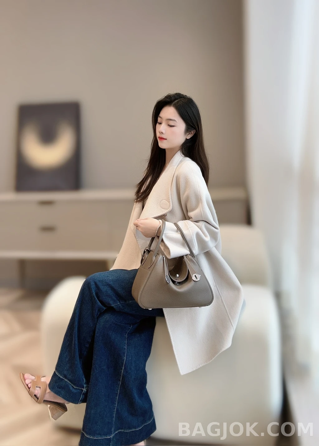 에르메스 Hermes 린디 26 TC 카프스킨 상세 이미지