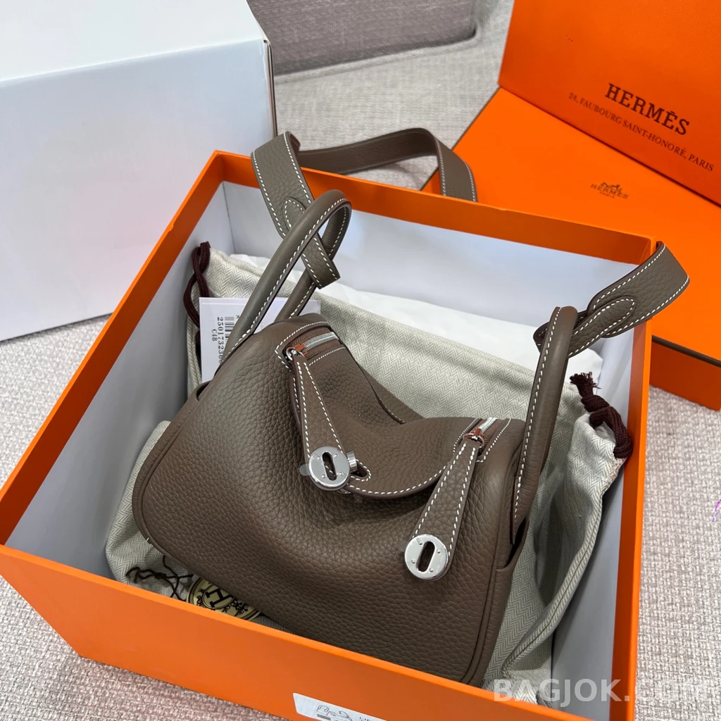 에르메스 Hermes 린디 미니 19 TC 카프스킨 상세 이미지