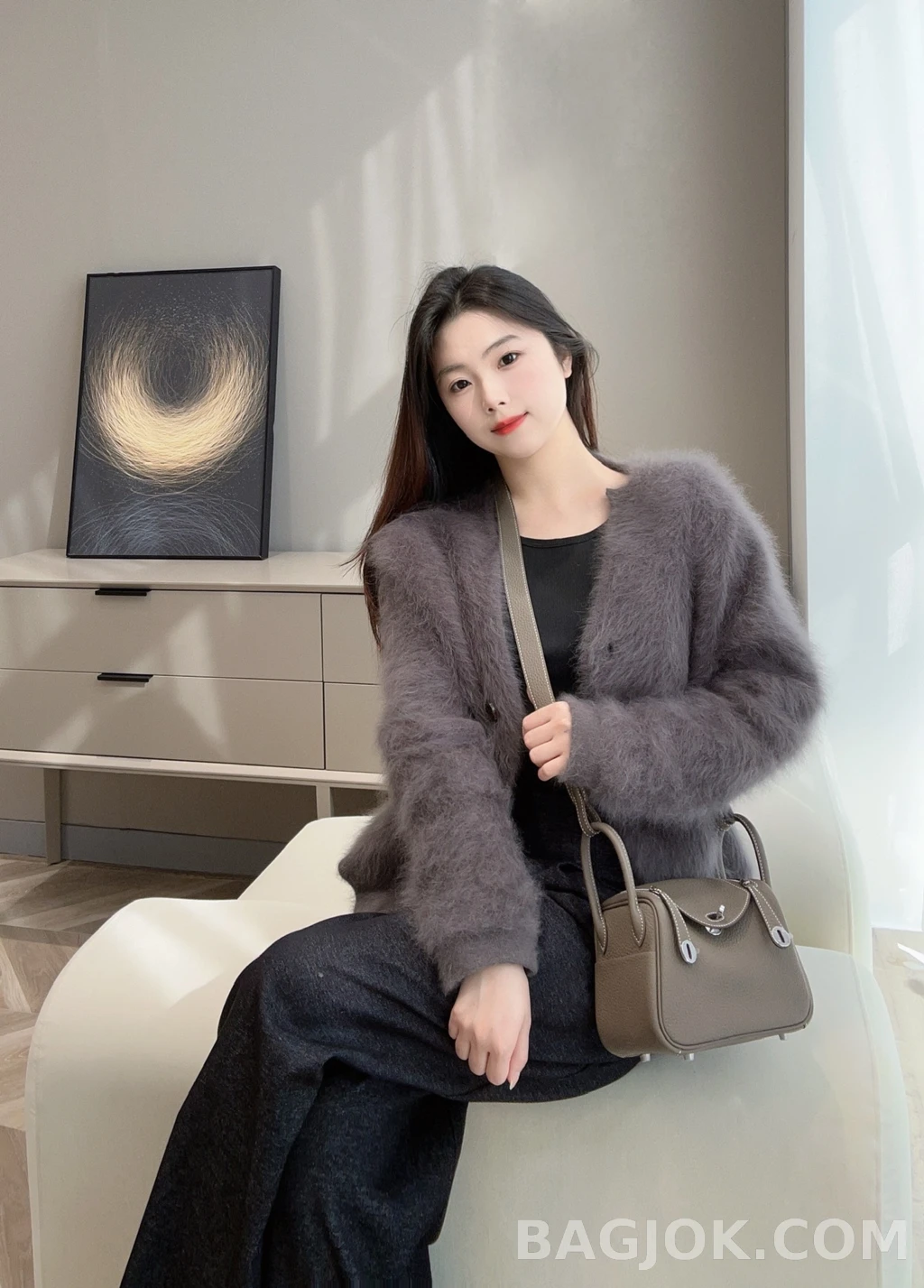 에르메스 Hermes 린디 미니 19 TC 카프스킨 상세 이미지