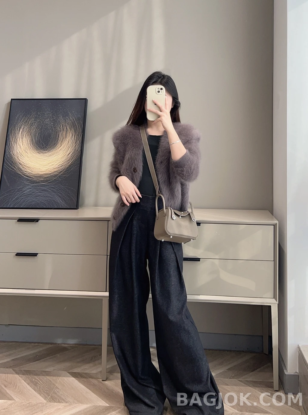 에르메스 Hermes 린디 미니 19 TC 카프스킨 상세 이미지