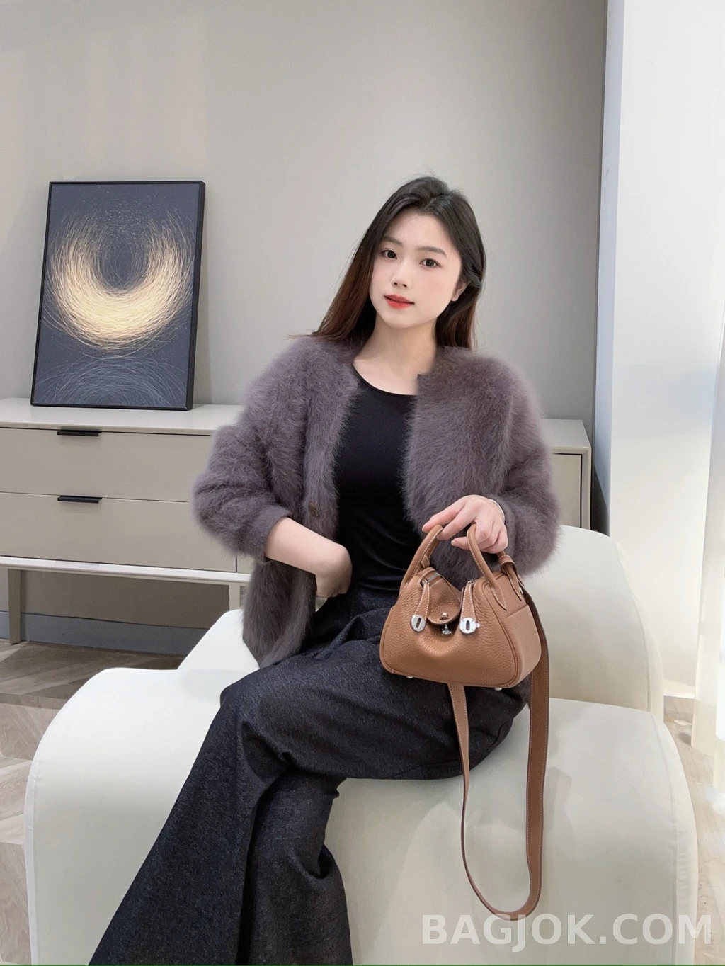 에르메스 Hermes 린디 미니 19 TC 카프스킨 상세 이미지