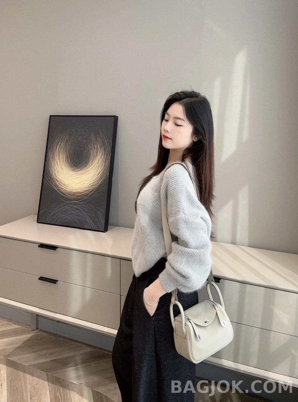 에르메스 Hermes 린디 미니 19 TC 카프스킨 상세 이미지