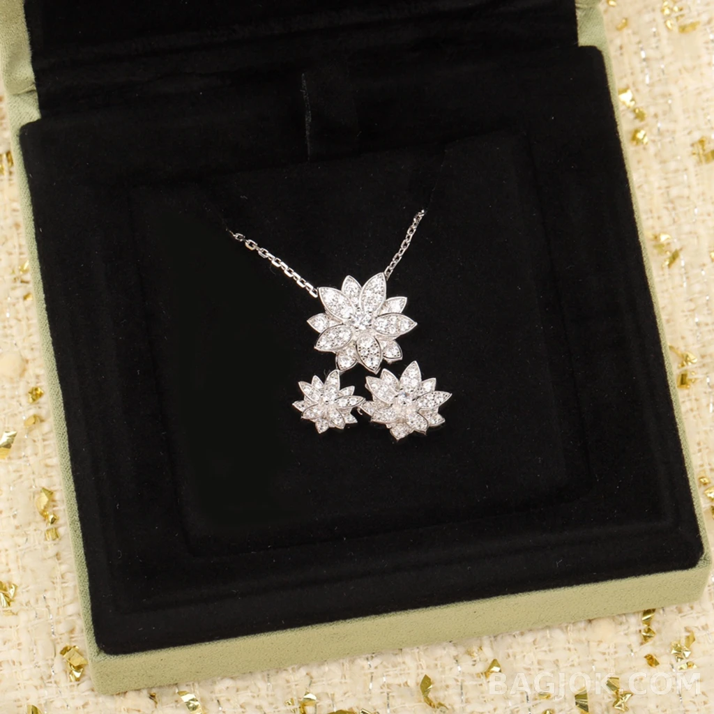반클리프 아펠 Van Cleef & Arpels Lotus 목걸이 상세 이미지