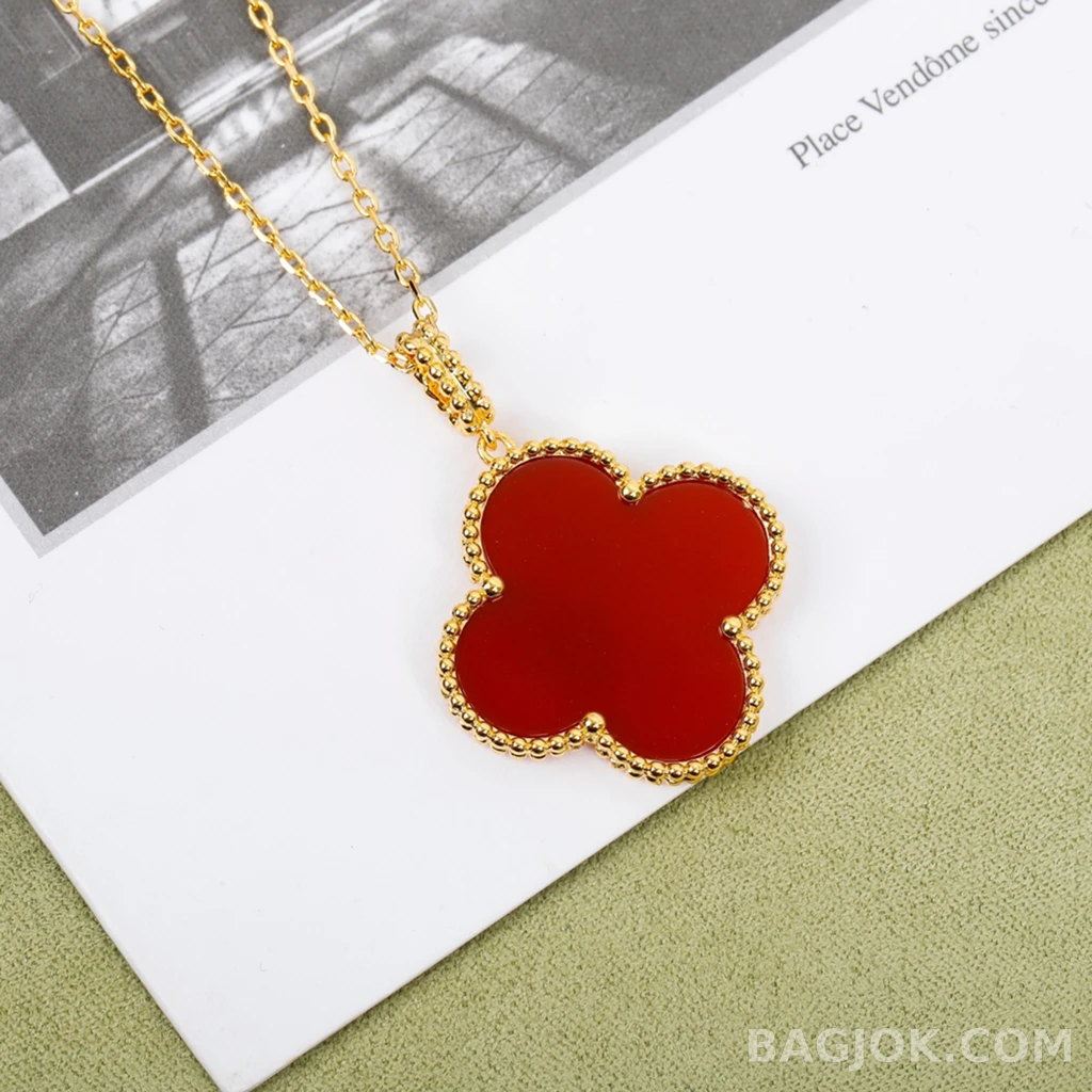 반클리프 아펠 Van Cleef & Arpels Vintage Alhambra 모티프 목걸이 상세 이미지