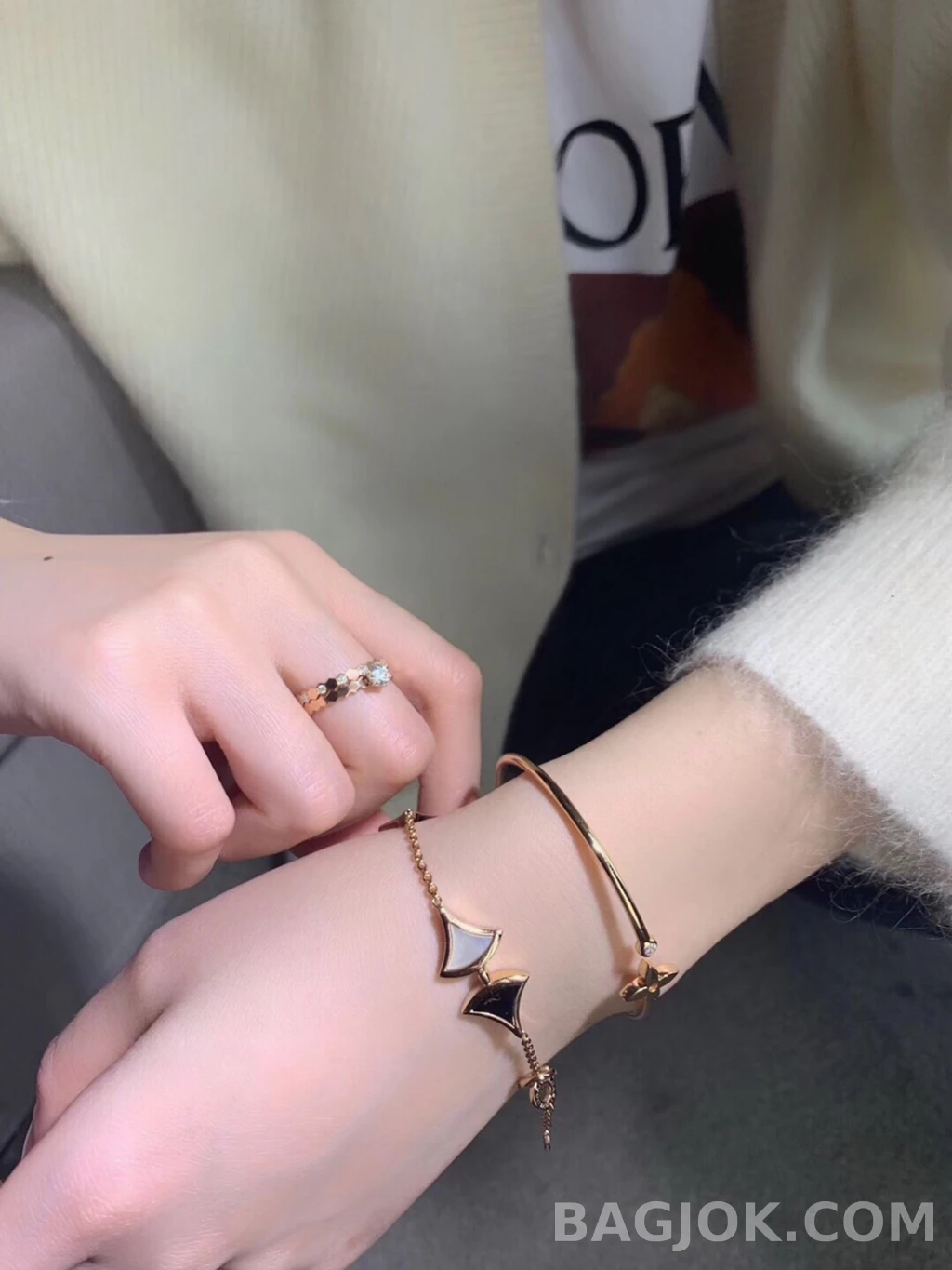 불가리 Bulgari Diva's Dream 팬 브레이슬릿 상세 이미지