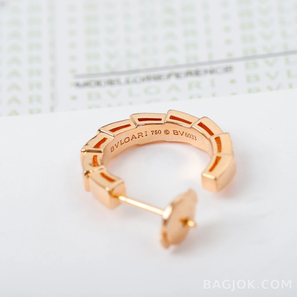 불가리 Bulgari Serpenti Viper half Pavé 귀걸이 상세 이미지