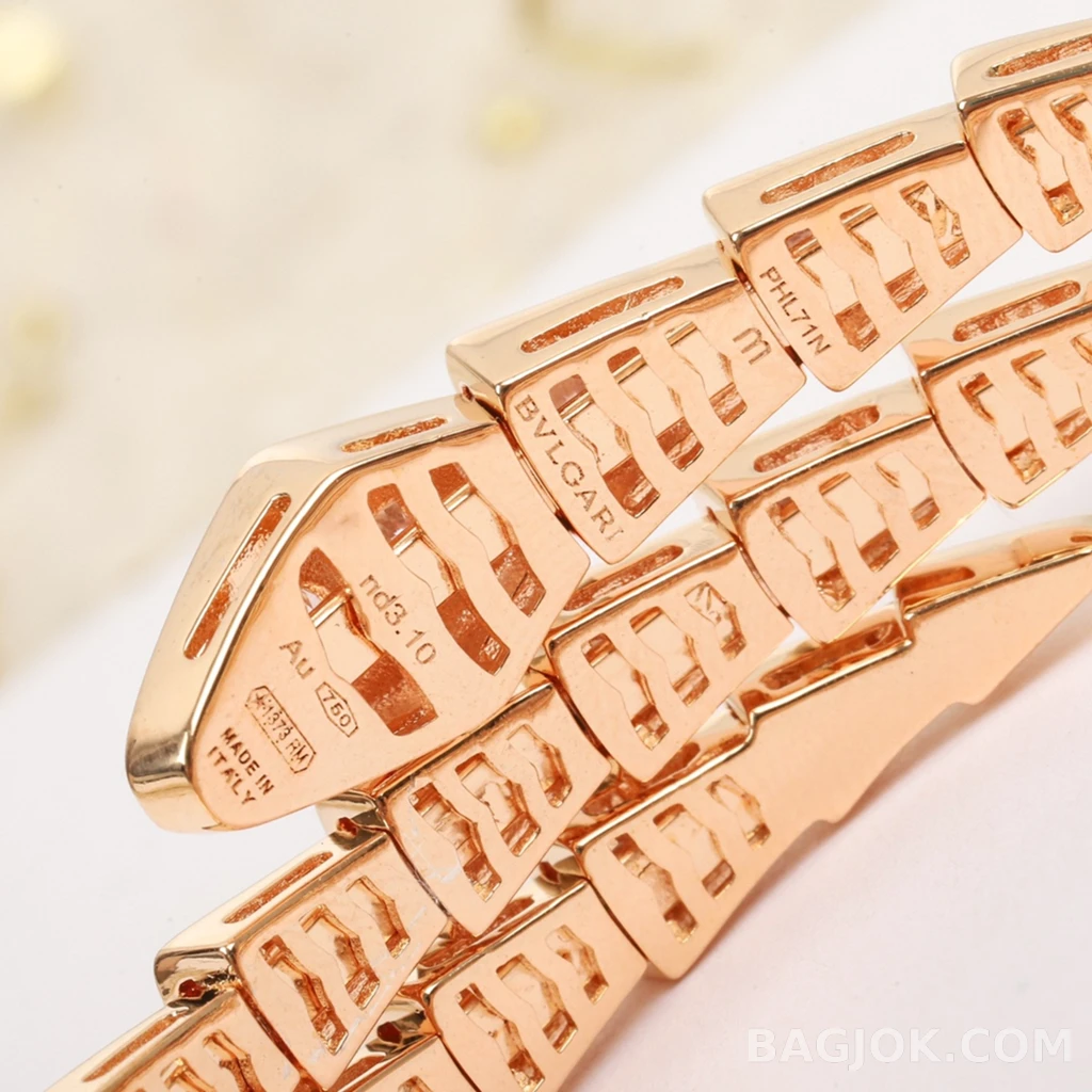 불가리 Bulgari Serpenti Pavé 더블 코일 브레이슬릿 상세 이미지