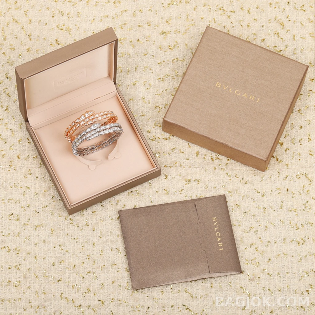 불가리 Bulgari Serpenti Pavé 더블 코일 브레이슬릿 상세 이미지