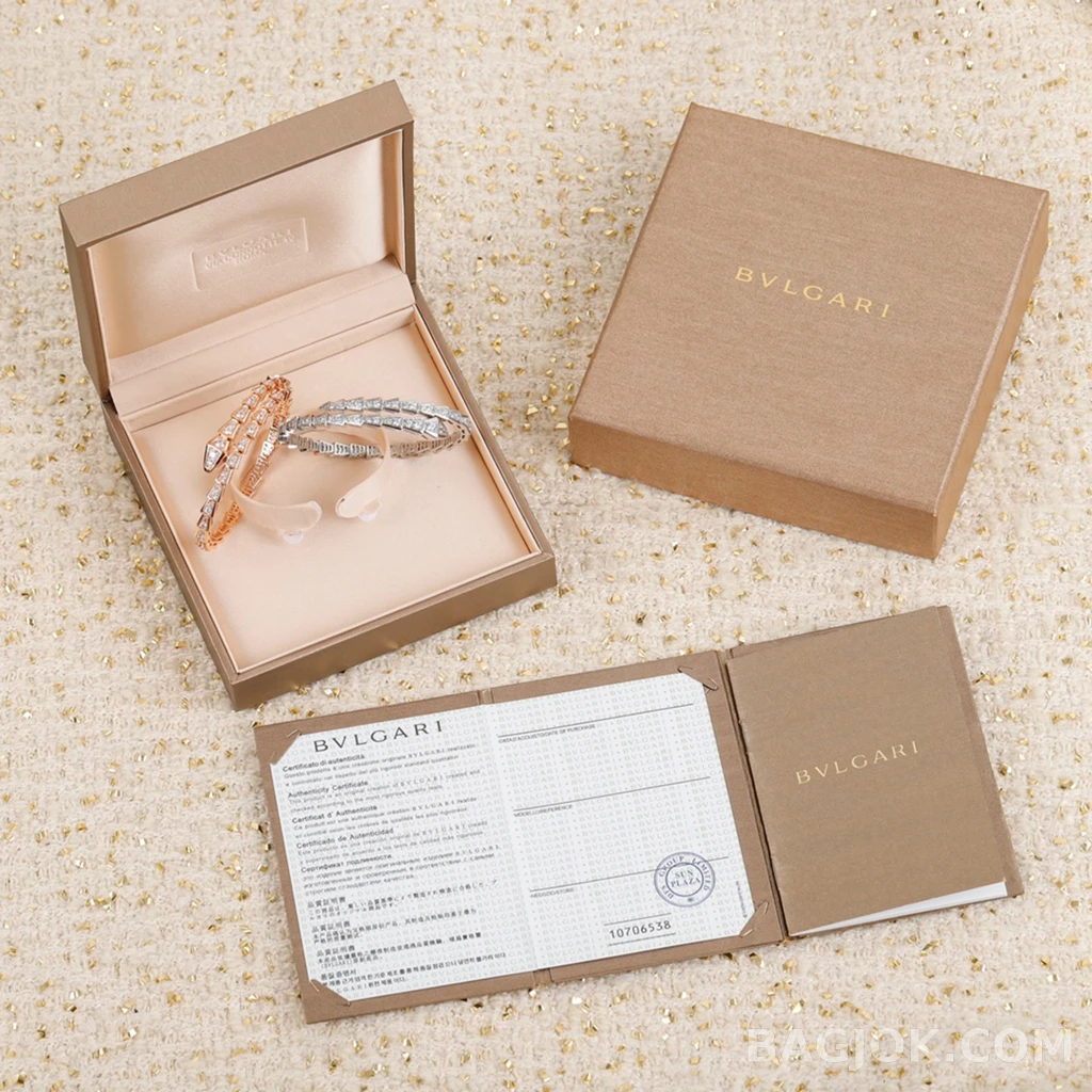 불가리 Bulgari Serpenti Pavé 싱글 코일 브레이슬릿 상세 이미지