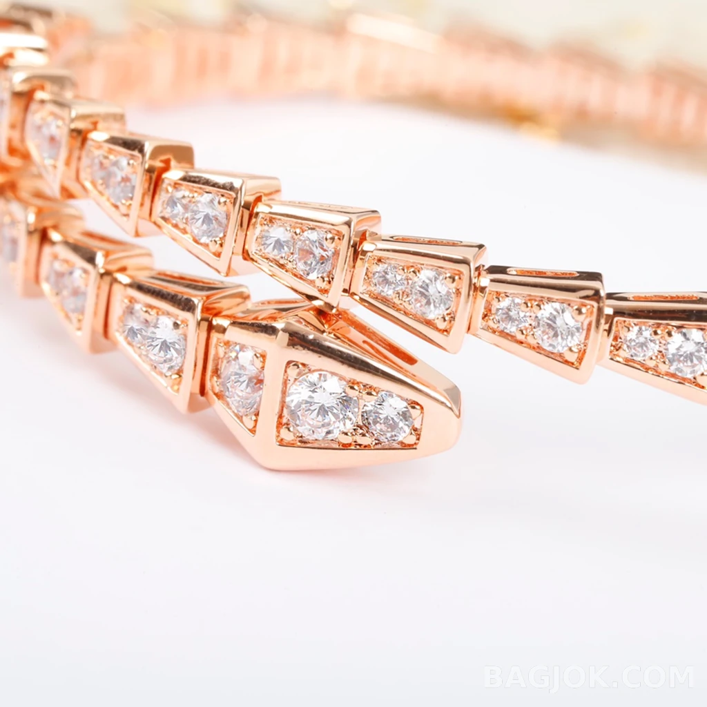 불가리 Bulgari Serpenti Pavé 싱글 코일 브레이슬릿 상세 이미지
